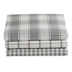 Katoenen droogdoek met ingeweven ruiten - set van 3