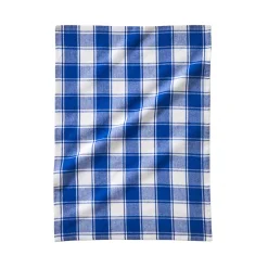 Katoenen droogdoek met ingeweven ruiten - set van 3