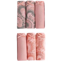 Katoenen maxislip met Indiase motieven - Set van 6