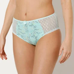Katoenen maxislip met lenteprint Coria - set van 2