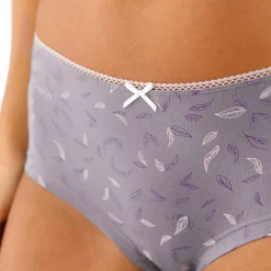 Katoenen shorty met geassorteerde bloemenmotieven - Set van 4