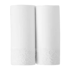 Katoenen shorty met kant - set van 2