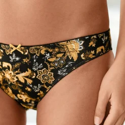 Katoenen slip met grafische print - set van 4