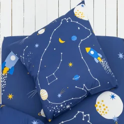 Kinderbedlinnen Melkwegprint - Katoen