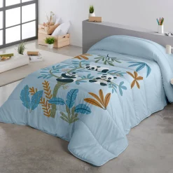 Kinderdekbed in microvezel met panda's 200 g/m²