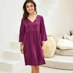 Kort nachthemd in viscose