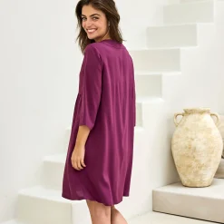 Kort nachthemd in viscose
