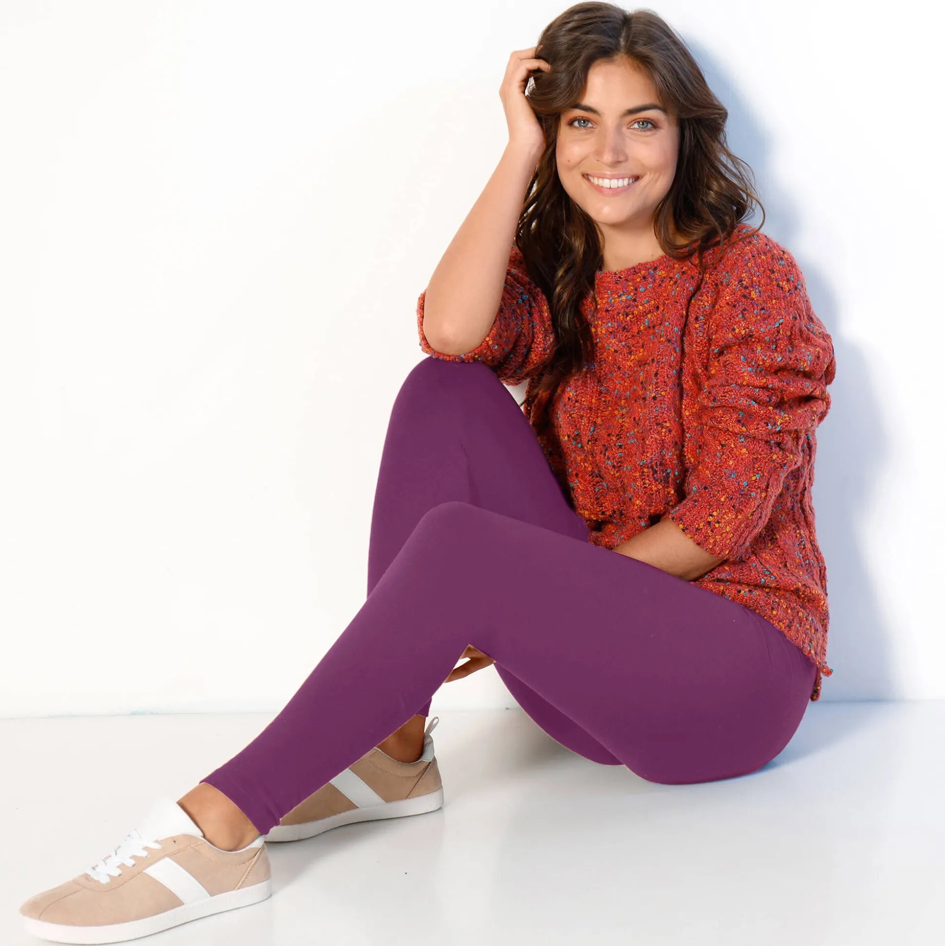 Koudewerende legging met hoge taille