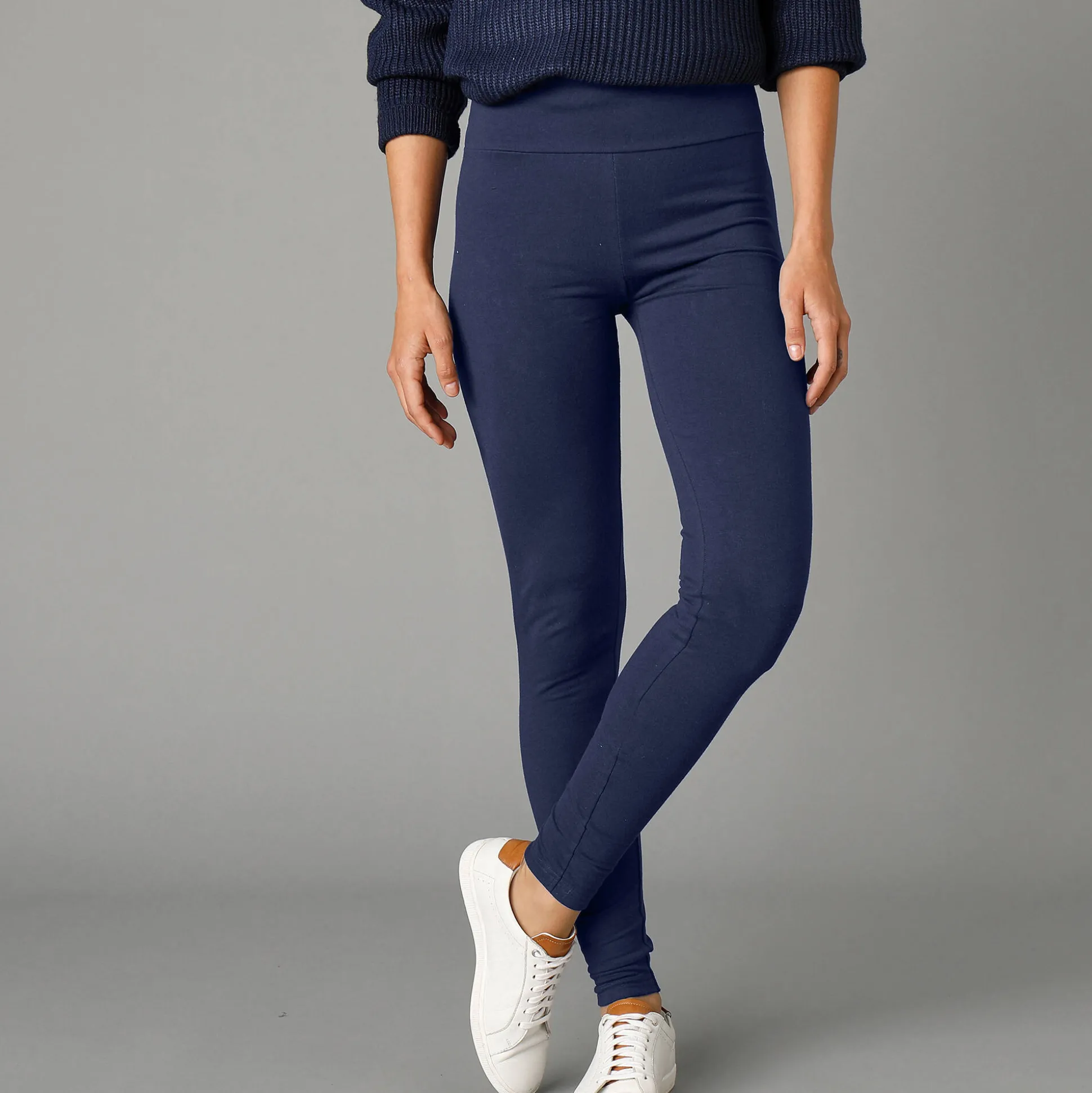 Koudewerende legging met hoge taille