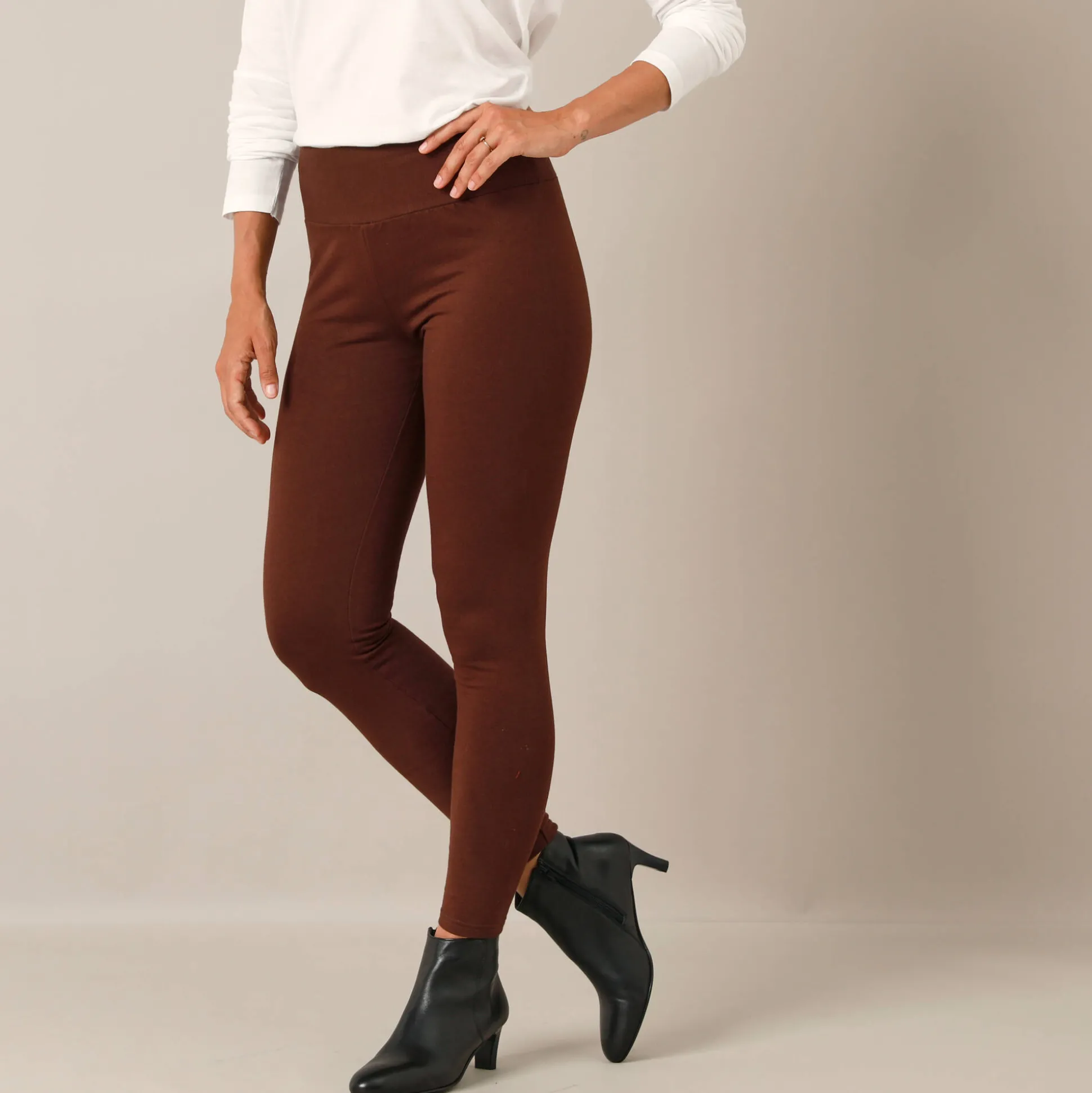Koudewerende legging met hoge taille