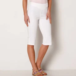 Kuitbroek in stretchstof - 'platte buik'-effect