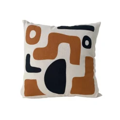 Kussen met art deco-print