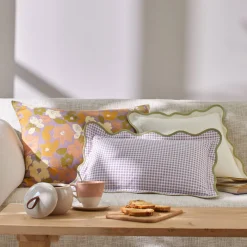 Kussen met bloemenprint