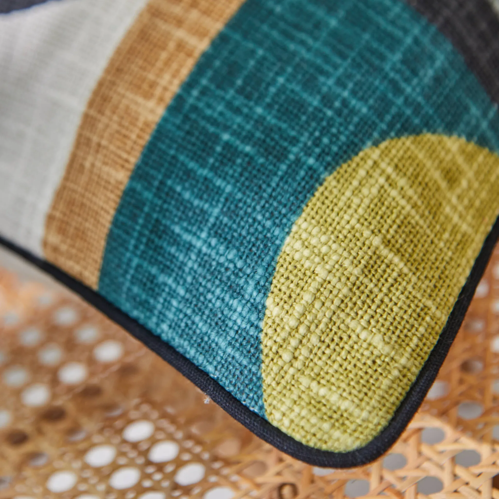 Kussen met geometrische print