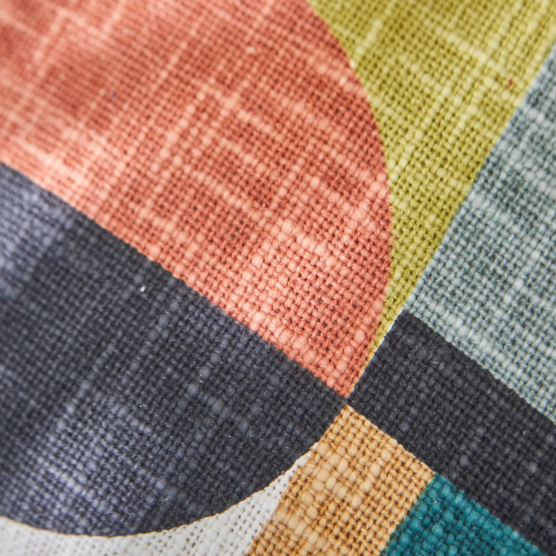 Kussen met geometrische print