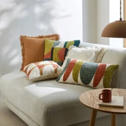 Kussen met geometrische print