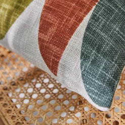 Kussen met geometrische print