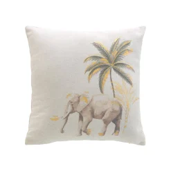 Kussen met metallic savanneprint