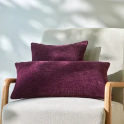 Kussenhoes in chenille - set van 2