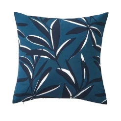 Kussenhoes met bladerenprint