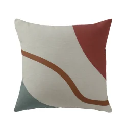 Kussenhoes met 'bochten' print - set van 2