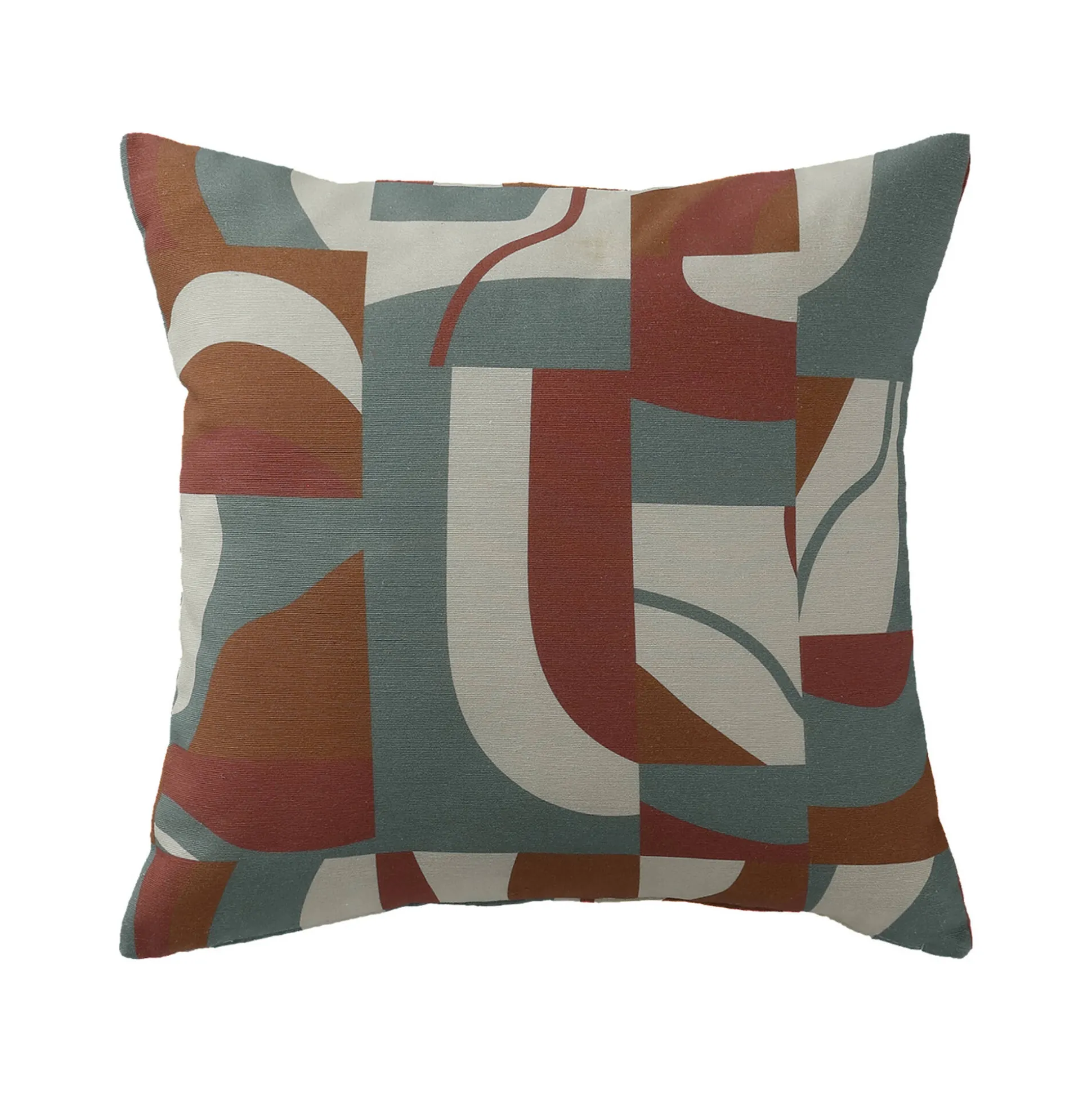 Kussenhoes met 'geometrische' print - set van 2