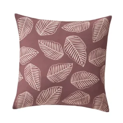Kussenhoes met kleine bladerenprint - set van 2