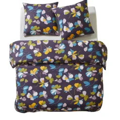 Lakenset Soizic met bloemenprint, in katoen