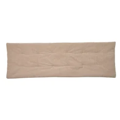 Lang zitbankkussen in chenille