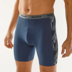 Lange boxer, bedrukt opzij, shortmodel - set van 2