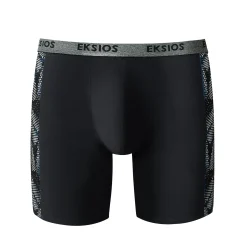 Lange boxer, bedrukt opzij, shortmodel - set van 2