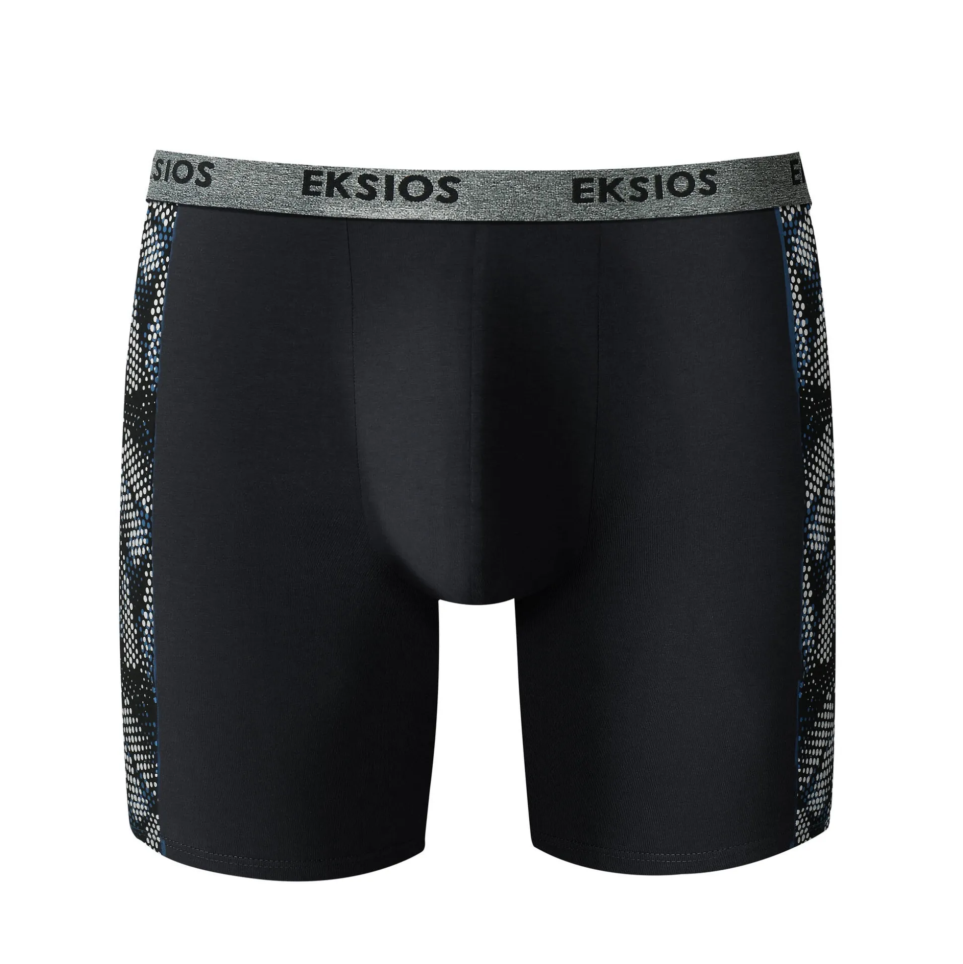 Lange boxer, bedrukt opzij, shortmodel - set van 2
