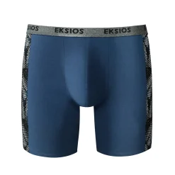 Lange boxer, bedrukt opzij, shortmodel - set van 2
