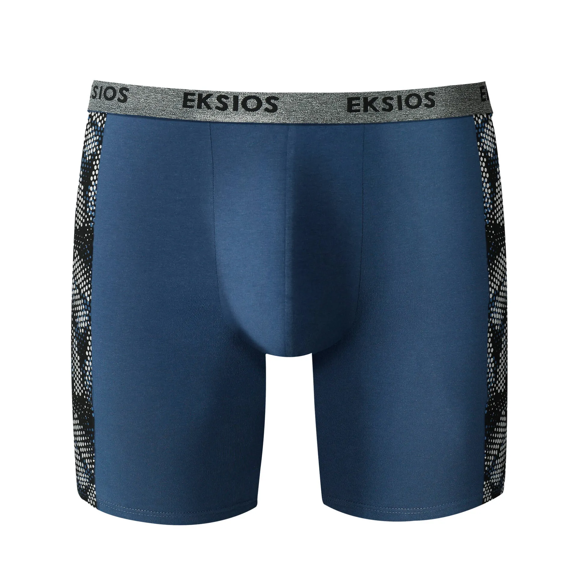 Lange boxer, bedrukt opzij, shortmodel - set van 2