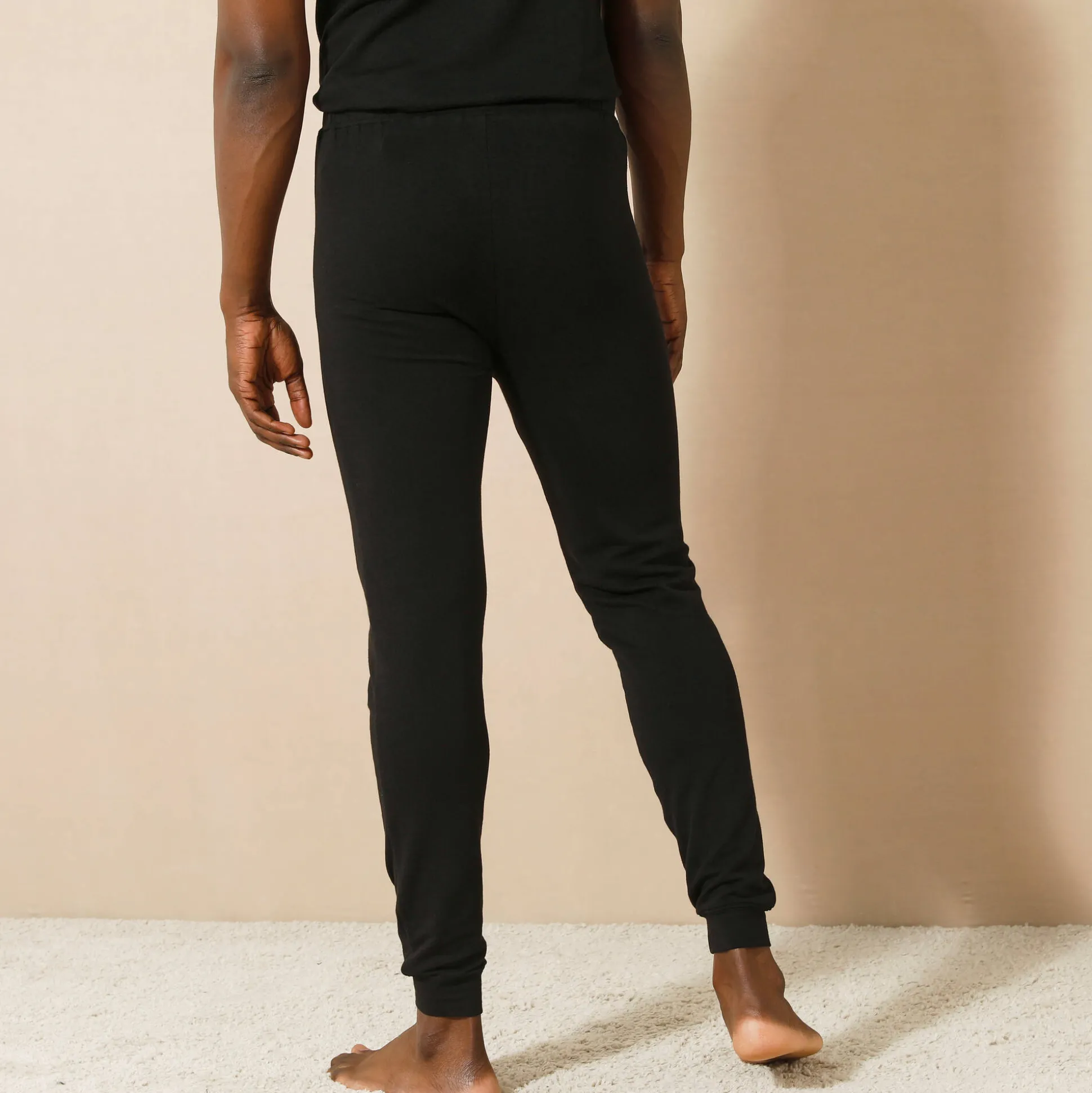 Lange legging in molton - set van 2