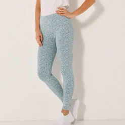 Legging in jerseytricot met grafische print