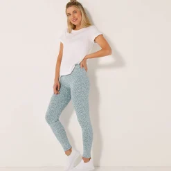 Legging in jerseytricot met grafische print