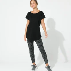 Legging in jerseytricot met grafische print