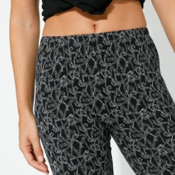 Legging in jerseytricot met grafische print