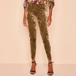 Legging in velourstricot