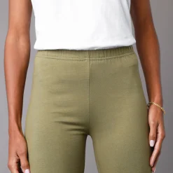3/4-legging met elastische taille