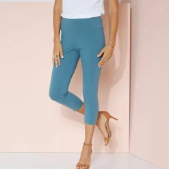3/4-legging met hoge taille, platte buik