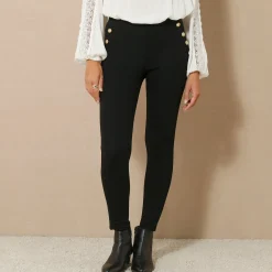 Legging met knooppandeffect, elastische taille