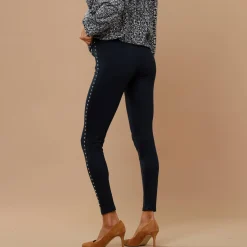 Legging met sierspijkers
