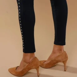Legging met sierspijkers