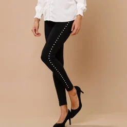 Legging met sierspijkers