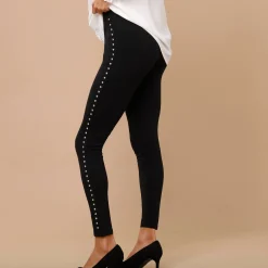 Legging met sierspijkers