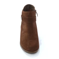 Leren boots met hak