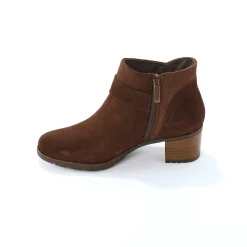 Leren boots met hak
