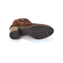 Leren boots met hak